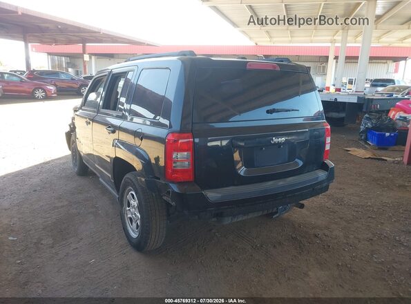1C4NJPBB6HD157675 2017 JEEP PATRIOT Black Tył lewy