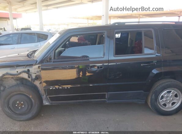 1C4NJPBB6HD157675 2017 JEEP PATRIOT Black Widok wnętrza 360 stopni