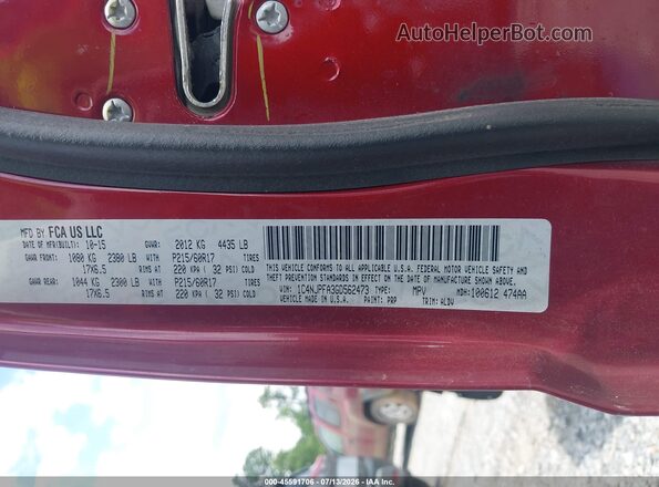 1C4NJPFA3GD562473 2016 JEEP PATRIOT Red Engine compartment view