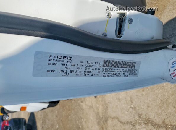 1C4NJPFA4GD562501 2016 JEEP PATRIOT White Вид наклейки з VIN-кодом
