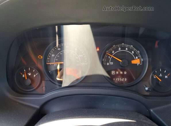 1C4NJPFA4GD612359 2016 JEEP PATRIOT Black Вид щитка приладів
