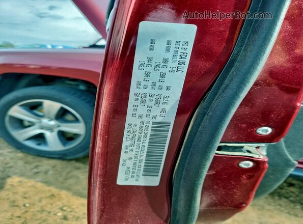 1C4NJPFA4GD777263 2016 JEEP PATRIOT Red Widok naklejki z numerem VIN