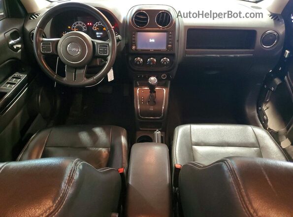 1C4NJPFA8HD136862 2017 JEEP PATRIOT Black Dashboard view