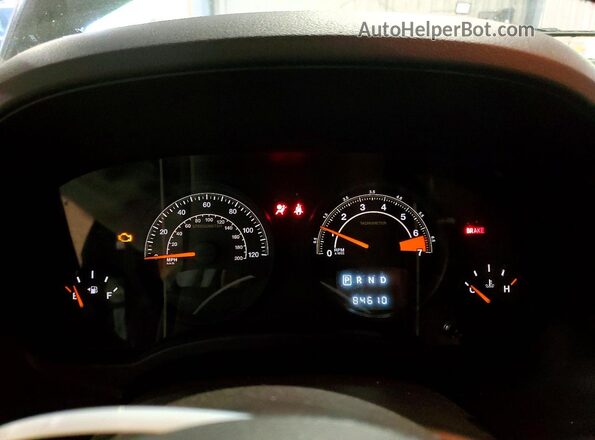 1C4NJPFA8HD136862 2017 JEEP PATRIOT Black Instrument cluster view