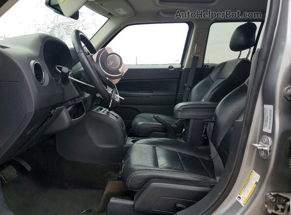 1C4NJPFAXGD628565 2016 JEEP PATRIOT Gray წინა სალონის ხედი