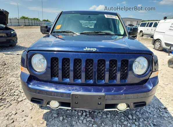 1C4NJRAB3GD510515 2016 JEEP PATRIOT Blue Вид спереду
