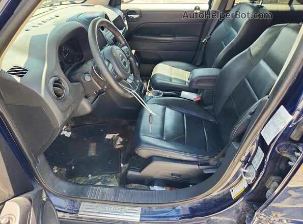 1C4NJRAB3GD510515 2016 JEEP PATRIOT Blue Вид салону спереду