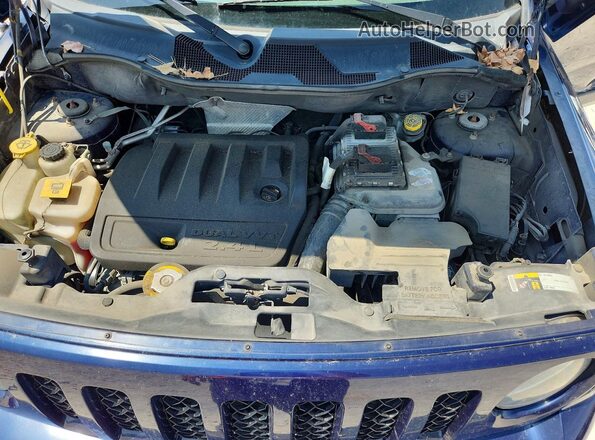 1C4NJRAB3GD510515 2016 JEEP PATRIOT Blue Вид задньої частини салону