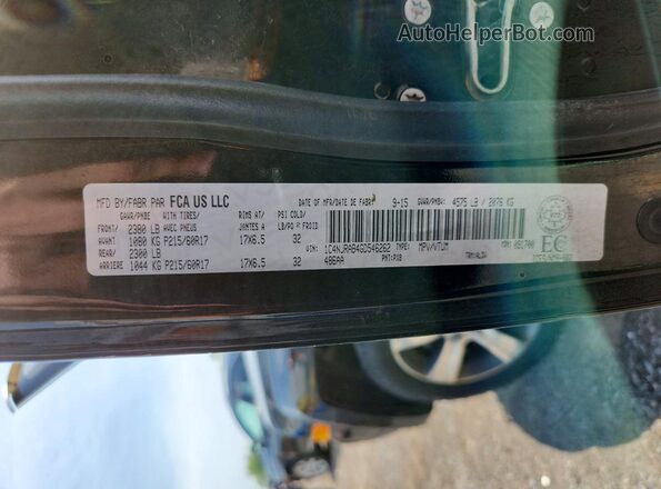 1C4NJRAB4GD546262 2016 JEEP PATRIOT Black VIN sticker view