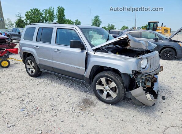 1C4NJRAB8GD625935 2016 JEEP PATRIOT Серебряный Передняя правая четверть