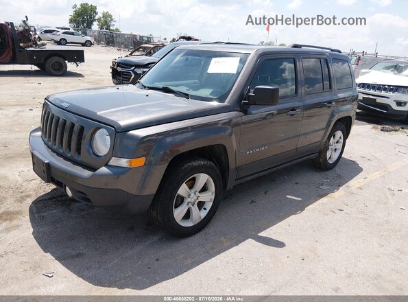 1C4NJRBB0GD729320 2016 JEEP PATRIOT Серый Передняя левая четверть