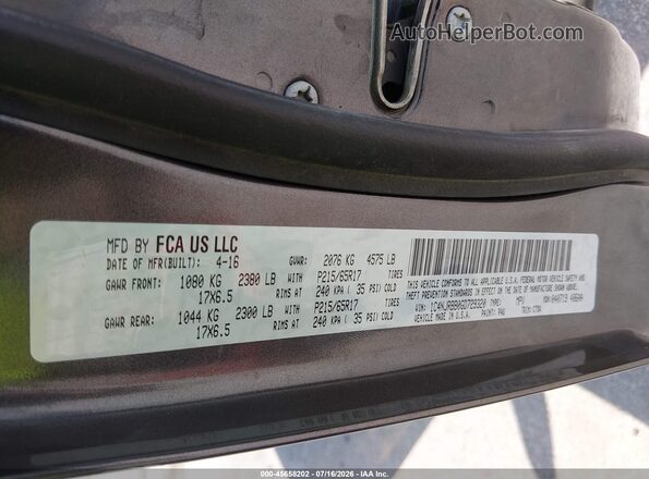 1C4NJRBB0GD729320 2016 JEEP PATRIOT Серый Вид подкапотного пространства
