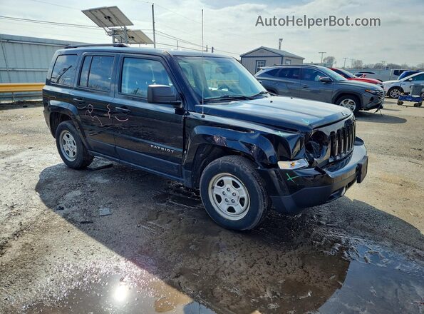 1C4NJRBB1GD684808 2016 JEEP PATRIOT Black წინა მარჯვენა