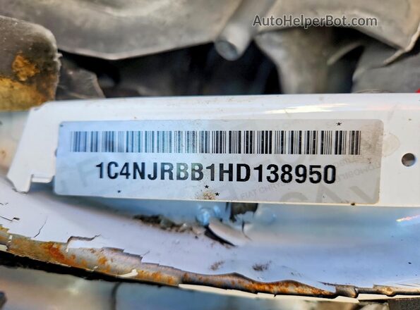 1C4NJRBB1HD138950 2017 JEEP PATRIOT White Widok naklejki z numerem VIN