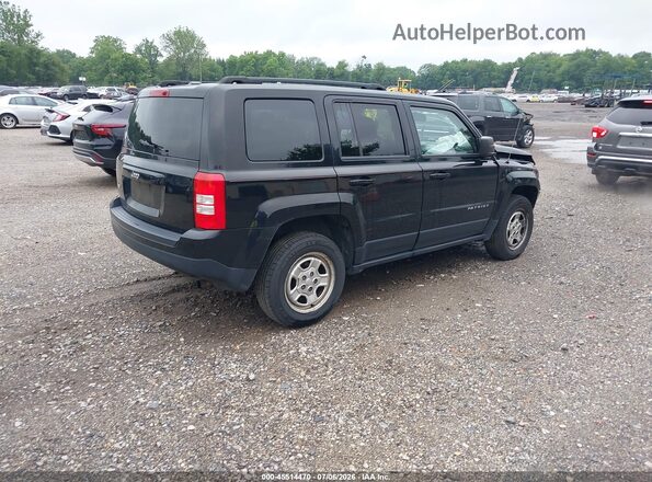 1C4NJRBB3GD632290 2016 JEEP PATRIOT Black Задня права чверть