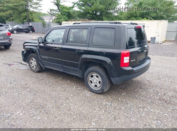 1C4NJRBB3GD632290 2016 JEEP PATRIOT Black Задня ліва чверть