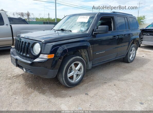 1C4NJRBB3HD105626 2017 JEEP PATRIOT Черный Передняя левая четверть