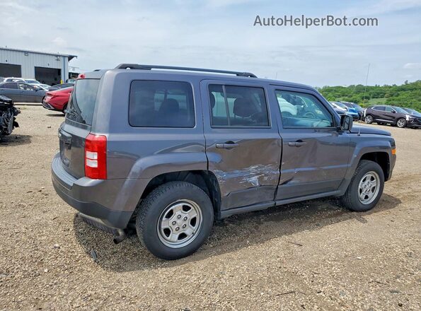 1C4NJRBB3HD105917 2017 JEEP PATRIOT Угольный Задняя правая четверть