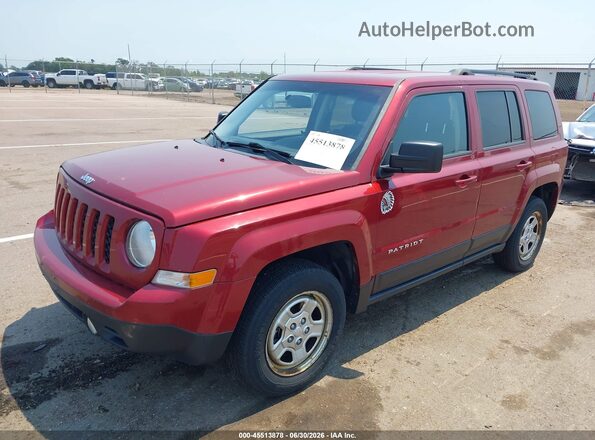 1C4NJRBB4GD509131 2016 JEEP PATRIOT Red Передня ліва чверть