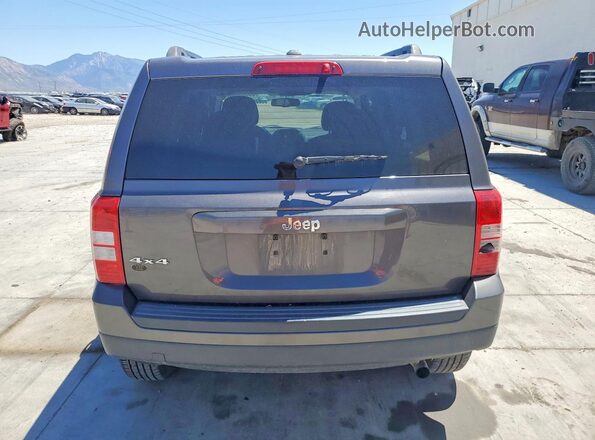 1C4NJRBB4GD512305 2016 JEEP PATRIOT Gray Rear view