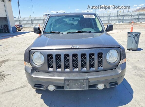 1C4NJRBB4GD512305 2016 JEEP PATRIOT Gray Front view