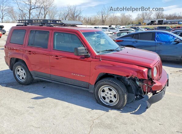 1C4NJRBB4GD742278 2016 JEEP PATRIOT Maroon Առջևի աջ
