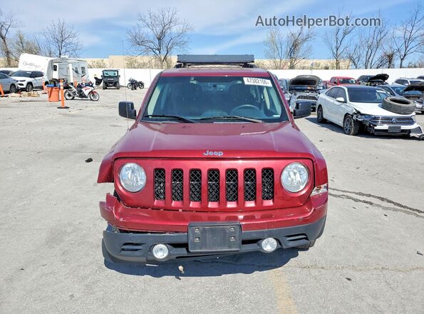 1C4NJRBB4GD742278 2016 JEEP PATRIOT Maroon Դիմացի տեսք