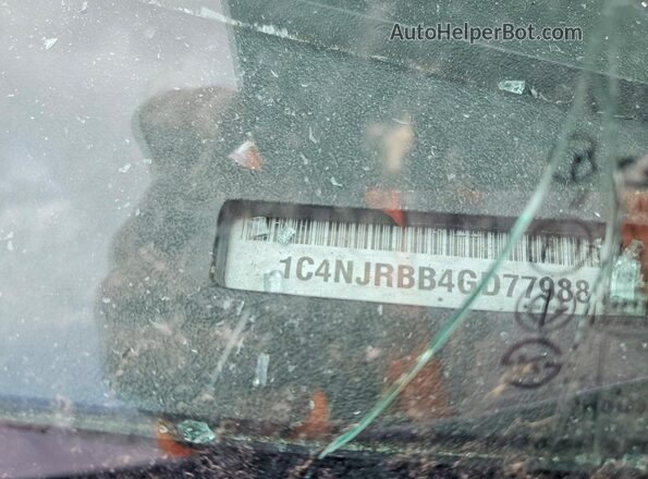 1C4NJRBB4GD779881 2016 JEEP PATRIOT Silver VIN կոդի պիտակի տեսք
