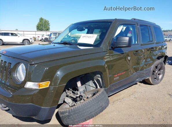 1C4NJRBB5HD164953 2017 JEEP PATRIOT Зеленый Вид спереди