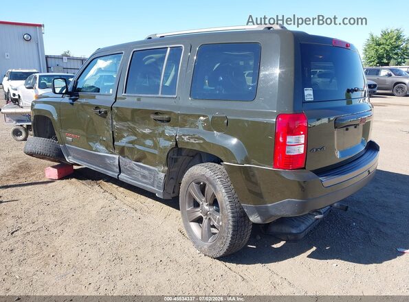 1C4NJRBB5HD164953 2017 JEEP PATRIOT Зеленый Задняя левая четверть