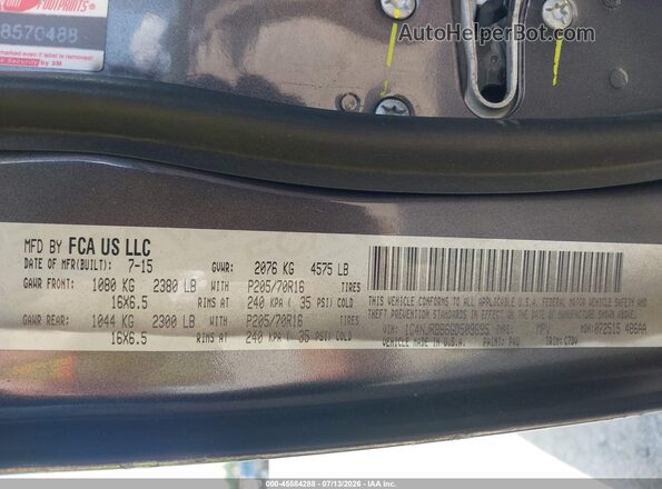 1C4NJRBB6GD509695 2016 JEEP PATRIOT Gray ძრავის განყოფილების ხედი