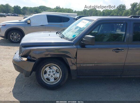 1C4NJRBB6GD509695 2016 JEEP PATRIOT Gray წინა ხედი