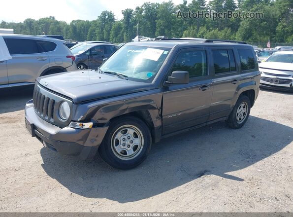1C4NJRBB6GD509695 2016 JEEP PATRIOT Gray წინა მარცხენა ხედი სამი მეოთხედიდან