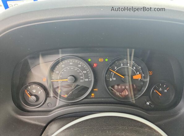 1C4NJRBB6GD566401 2016 JEEP PATRIOT White ხელსაწყოთა პანელის ხედი