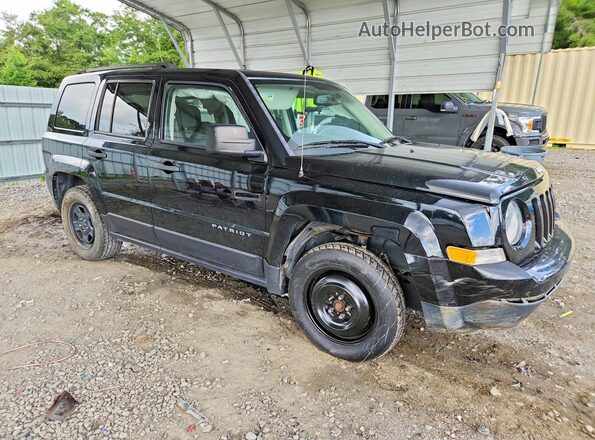 1C4NJRBB7GD672484 2016 JEEP PATRIOT Черный Передняя правая четверть
