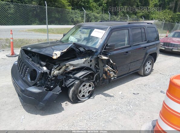 1C4NJRBB8GD521525 2016 JEEP PATRIOT Черный Передняя левая четверть