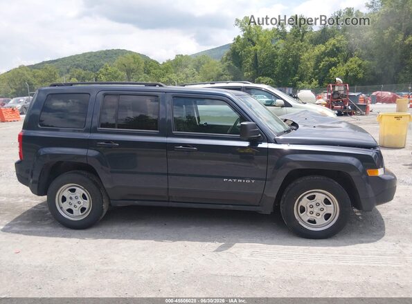 1C4NJRBB8GD521525 2016 JEEP PATRIOT Черный Вид задней части салона