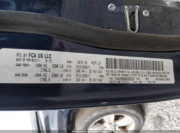 1C4NJRBB8GD552533 2016 JEEP PATRIOT Blue Widok komory silnika