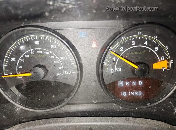 1C4NJRBB8GD684787 2016 JEEP PATRIOT White Instrument cluster view