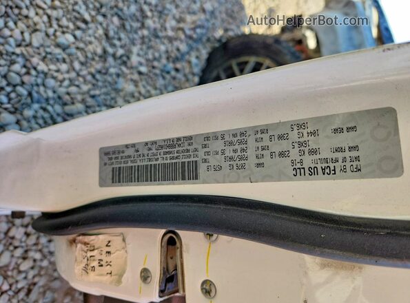 1C4NJRBB8HD106271 2017 JEEP PATRIOT White Vista de la etiqueta del VIN