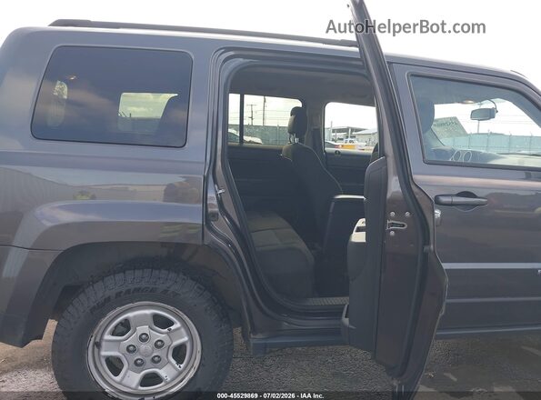 1C4NJRBB9GD757164 2016 JEEP PATRIOT Gray VIN կոդի պիտակի տեսք