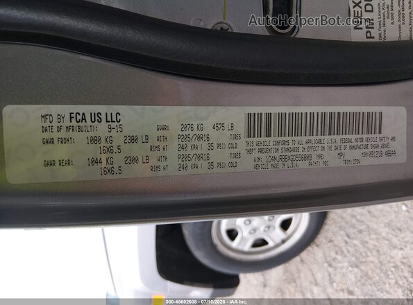 1C4NJRBBXGD556809 2016 JEEP PATRIOT Silver Engine compartment view