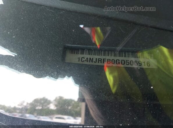 1C4NJRFB0GD506916 2016 JEEP PATRIOT Black Շարժիչի բաժամունքի տեսք