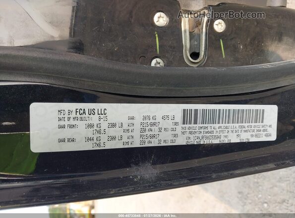 1C4NJRFB0GD535848 2016 JEEP PATRIOT Black Շարժիչի բաժամունքի տեսք
