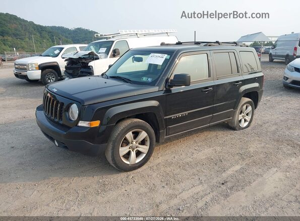 1C4NJRFB0GD535848 2016 JEEP PATRIOT Black Առջևի ձախ երեք քառորդ տեսարան