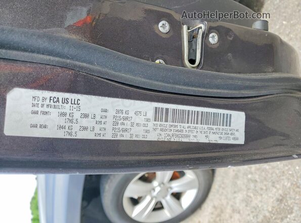 1C4NJRFB0GD626800 2016 JEEP PATRIOT Gray VIN կոդի պիտակի տեսք