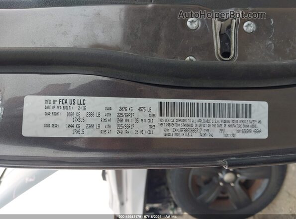 1C4NJRFB0GD685717 2016 JEEP PATRIOT Gray Вид підкапотного простору
