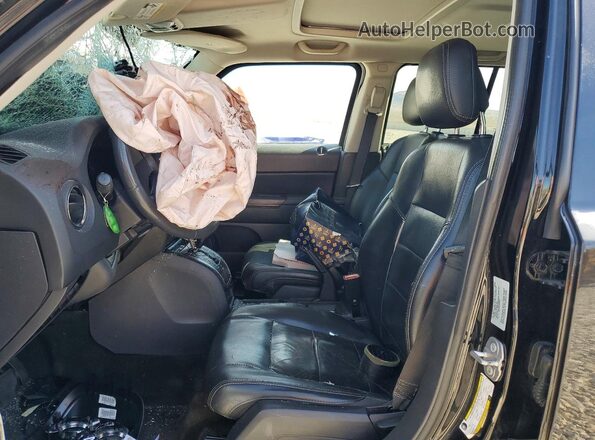 1C4NJRFB0HD114570 2017 JEEP PATRIOT Black წინა სალონის ხედი