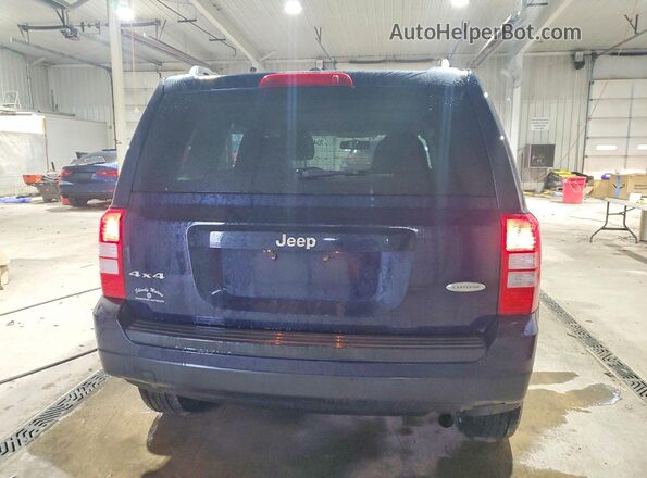 1C4NJRFB1GD596352 2016 JEEP PATRIOT Blue უკანა ხედი