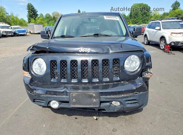 1C4NJRFB1GD672474 2016 JEEP PATRIOT Black წინა ხედი
